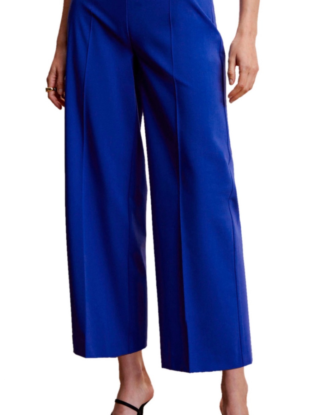 H&M High-Rise Wide Leg Pants in Cobalt Blue - Picture 14 of 14